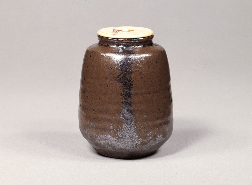 62 瀬戸二見手茶入 銘?二見