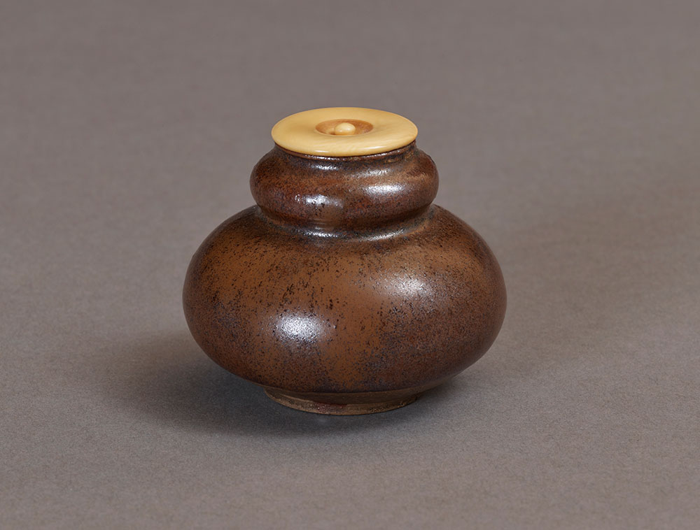 73 瀬戸瓢箪茶入 銘?秀吉公